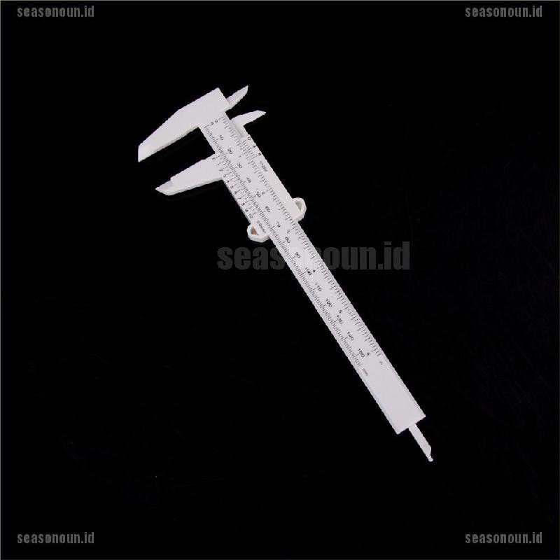 【sea】6 Inch 150mm Plastic Ruler Sliding Gauge Vernier Caliper Jewelry Measuring tool