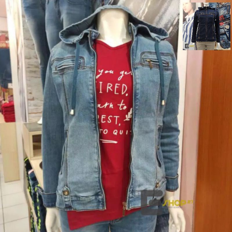 jaket jeans wanita brand AKO JEANS ORIGINAL - 11-0450/11-0451