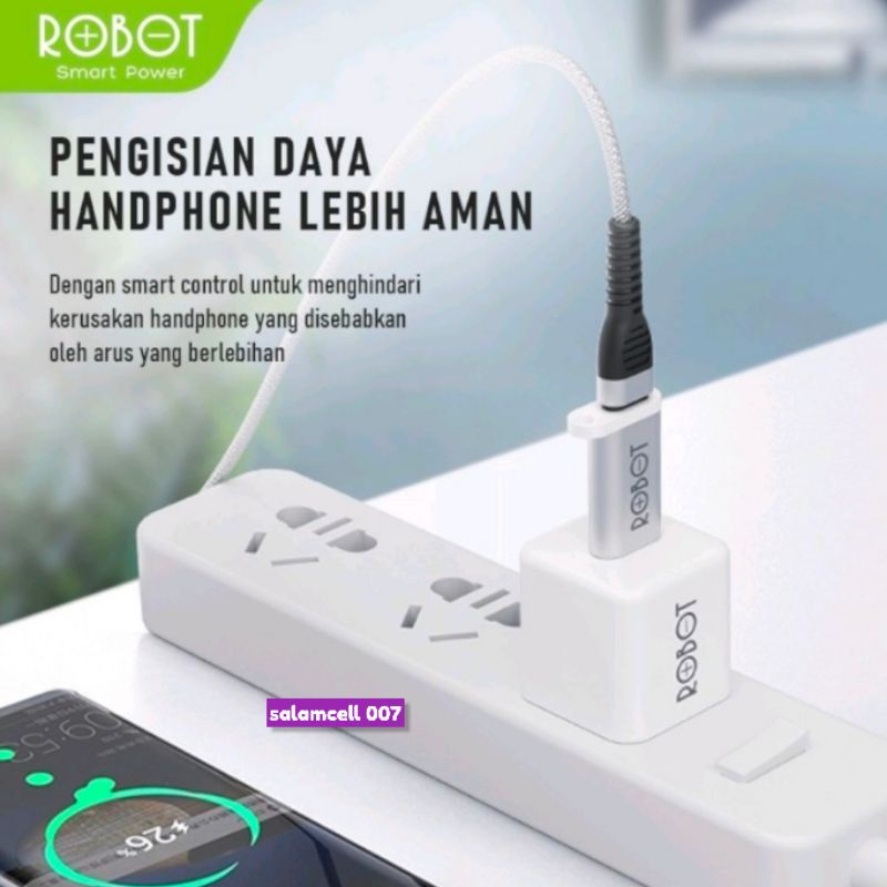 OTG ROBOT Type-C To Micro,Micro To Type-C Original Garansi Resmi