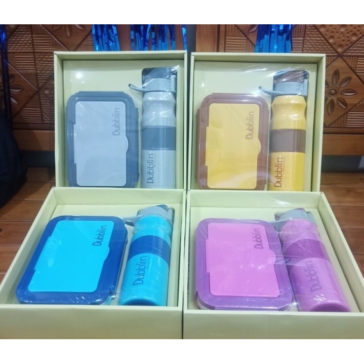 Dubblin True Love Gift Set Lunch Box + Tumbler