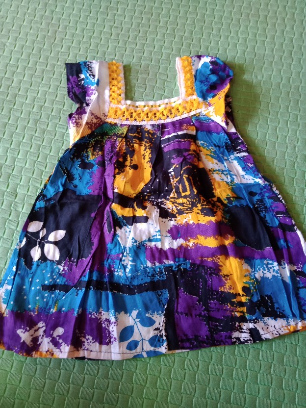 Dress Renda Anak Bahan Rayon Dress Batik Bayi
