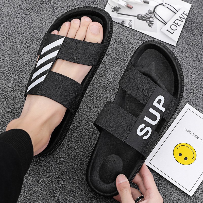 Ambigo Sandal Sendal Kasual Import Pria Wanita - Sandal SUP Korean Style Sendal Outdoor Casual Santai