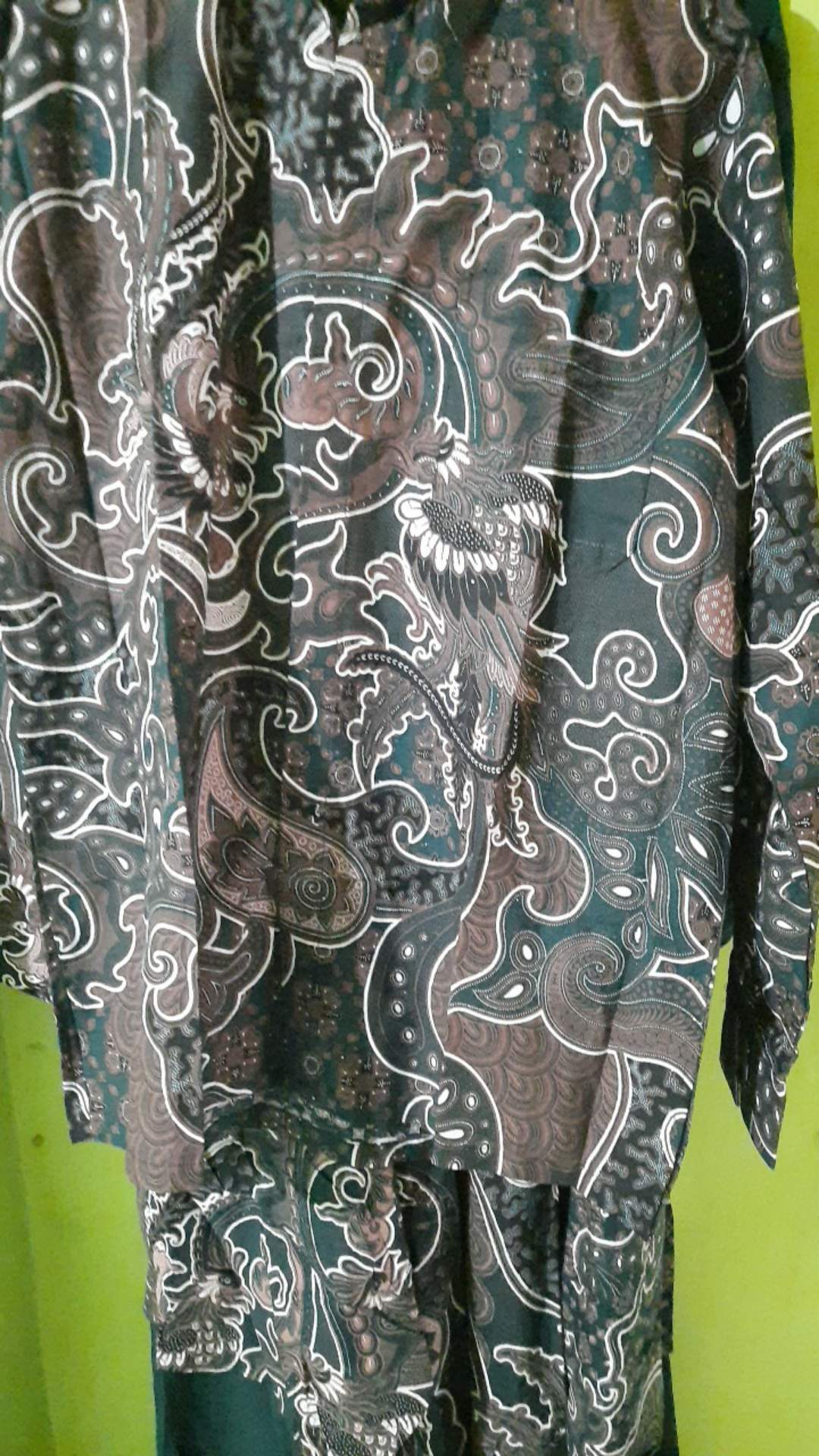 Maura Couple - Sania Ruffle Batik Couple Ori Ndoro Jowi Garansi Termurah Shopee - Batik Modern Solo