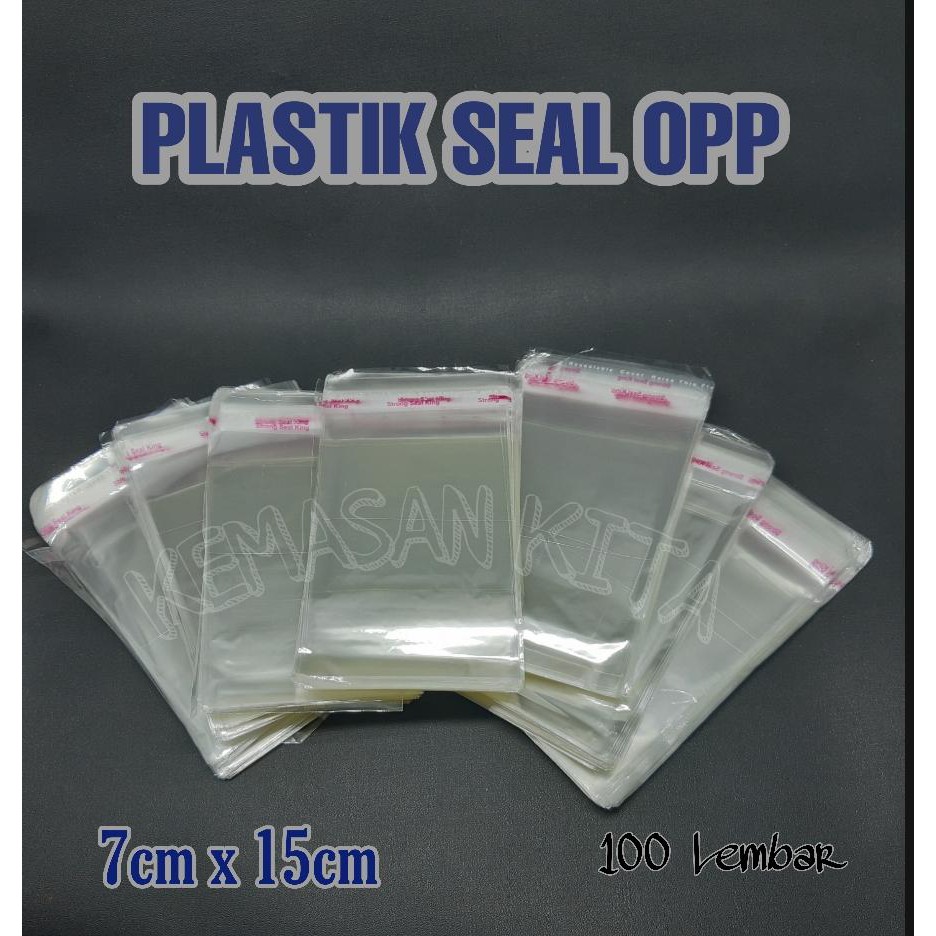 

Kantong Plastik Opp Seal Lem Perekat Kemasan Souvenir Kue 7x15 cm