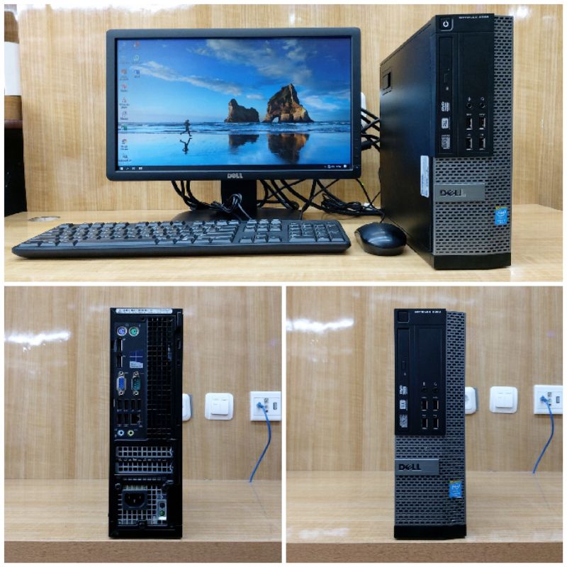 Paketan Dell Optiplex 9020 Core i5 Gen4 Ram 8Gb Ddr3 Ssd 128gb Lcd 19in Wide