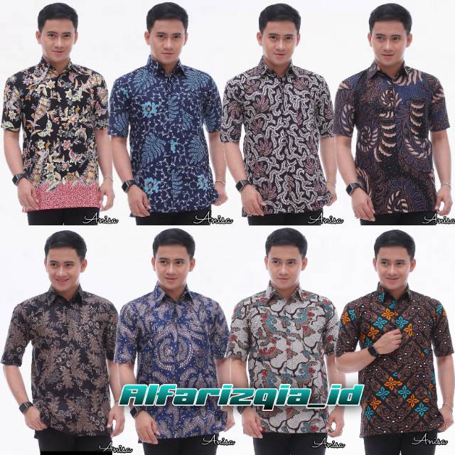 BAJU BATIK  COUPLE MODERN Monalisa Genes MERAH BIRU TOSCA 