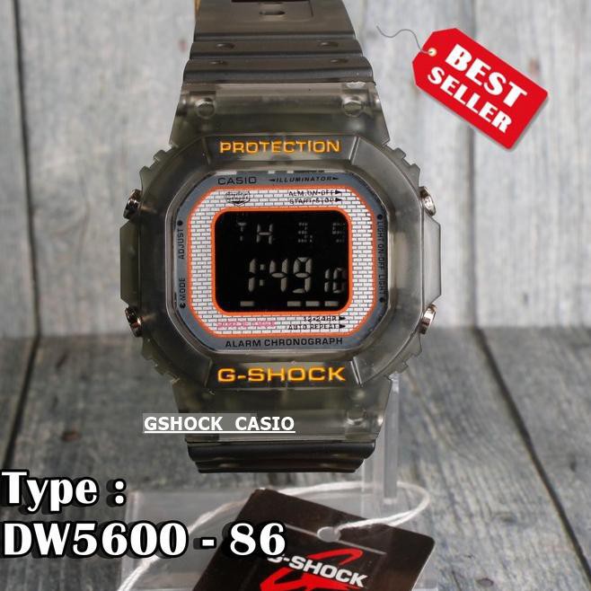 JAM TANGAN CASIO GSHOCK DW 5600 TRANSPARAN BEST SELER