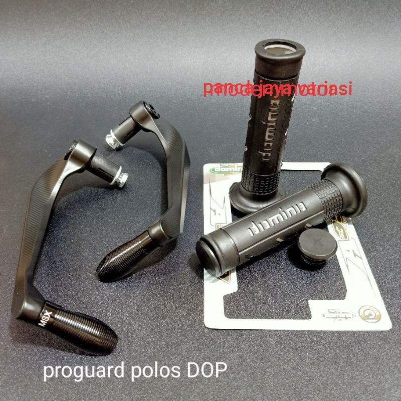 Paketan Handgrip Domino dan Proguard Karbon Universal Semua Motor