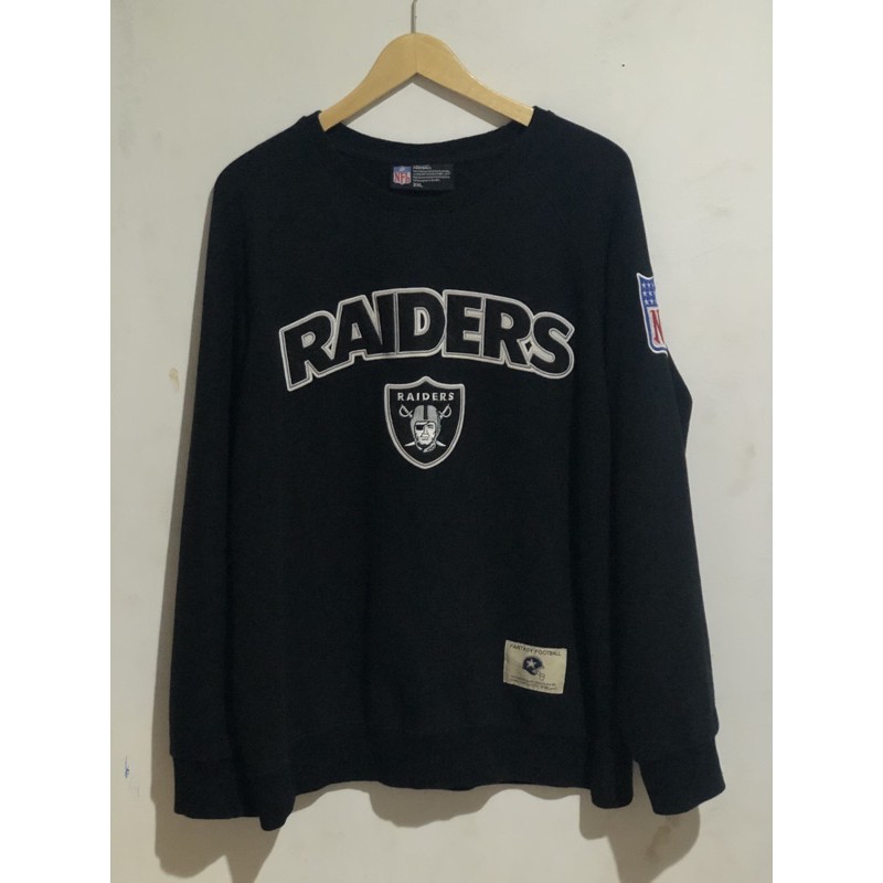 NFL OAKLAND RAIDERS FOOTBALL GRAPHIC CREWNECK SWEATSHIRT