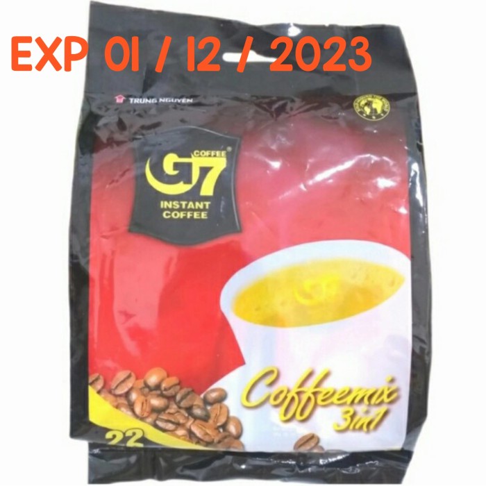 

(BISA COD) Vietnam Coffee G7 3in1 COFFEEMIX - Kopi Vietnam G7 COFFEEMIX - 22×16g