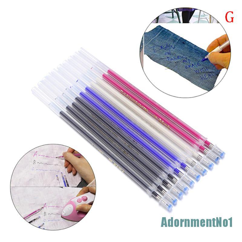 (AdornmentNo1) 10pcs / Set Spidol Kain Tahan Panas Bisa Dihapus