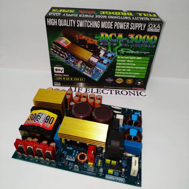 Kit Power Suply Switching DCA-3000 SMPS 30A CT 90V