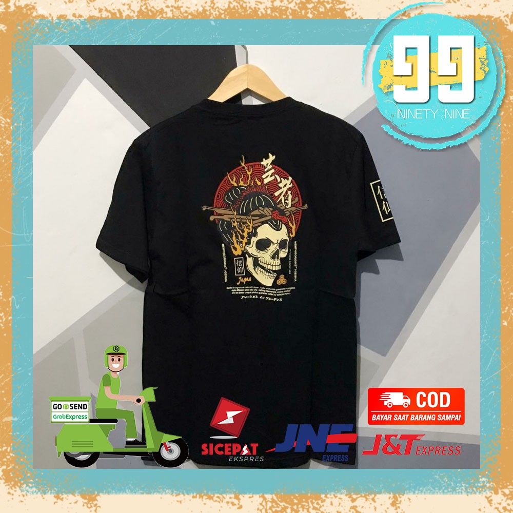 KAOS MEMPHIS ORIGINS GEISHA PREMIUM / KAOS JAPAN / KAOS KOREA/BAJU DISTRO PRIA LENGAN PENDEK PREMIUM