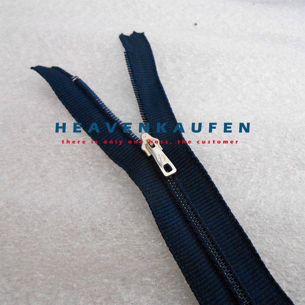 Resleting Zipper Retsleting Nusantara 15 cm Atau 6 inch Biru Dongker Navy Murah