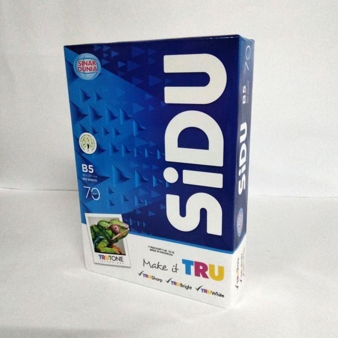 

SIDU Sinar Dunia B5 Kertas HVS Print Fotocopy 70gsm