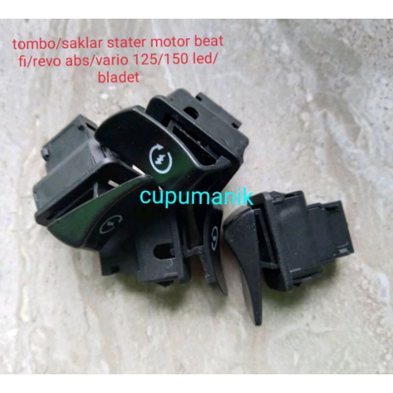 tombol/saklar klakson motor beat fi/revo abs/vario 125/blade