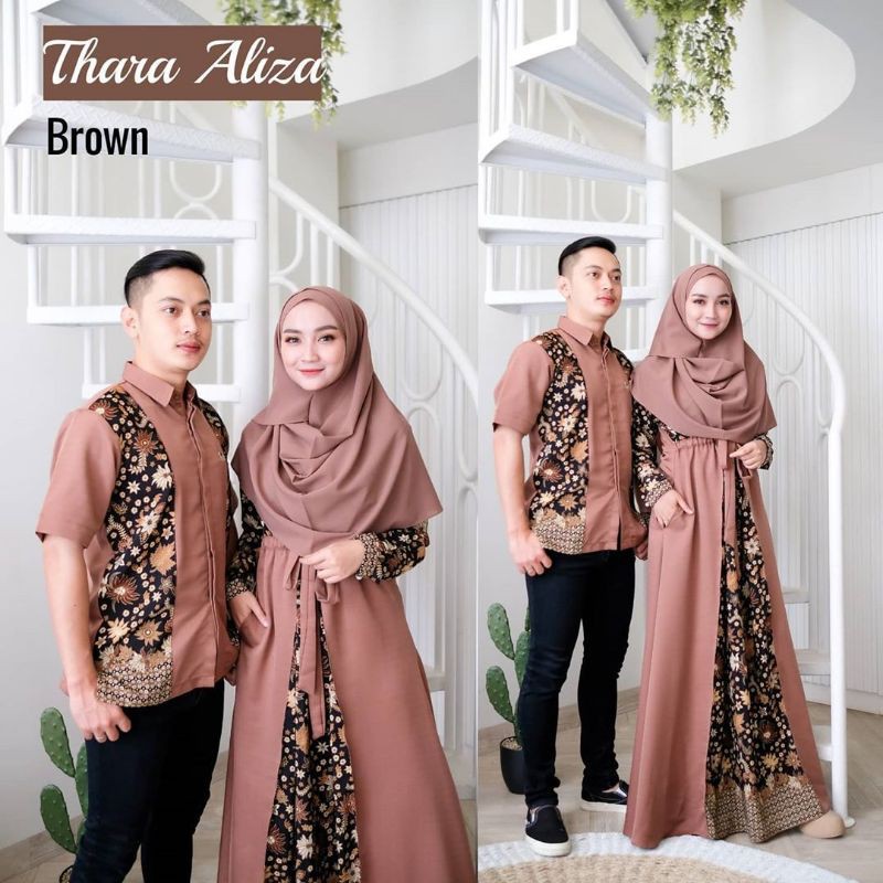 Model Baju Batik Kombinasi Couple Keluarga