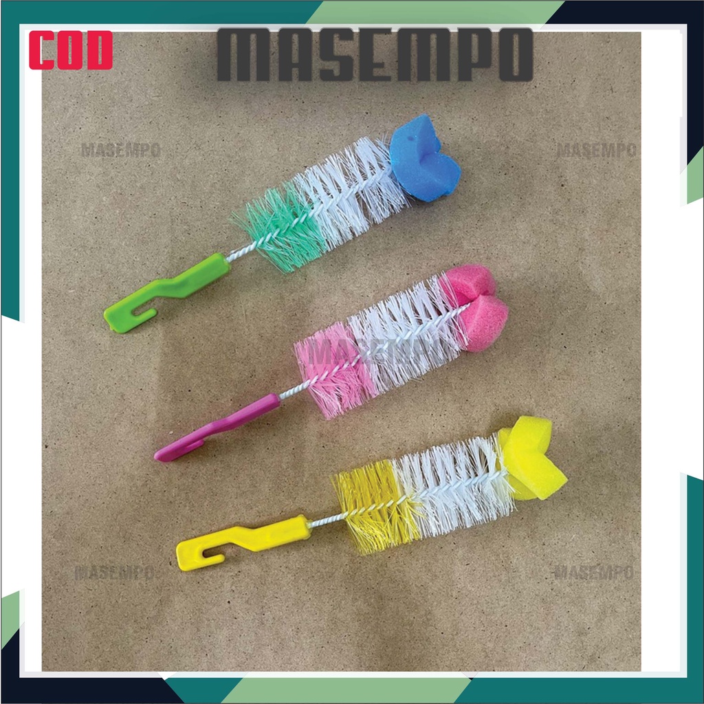 Sikat botol susu 2 in 1 ataun spin hand baby brush bukan B kids