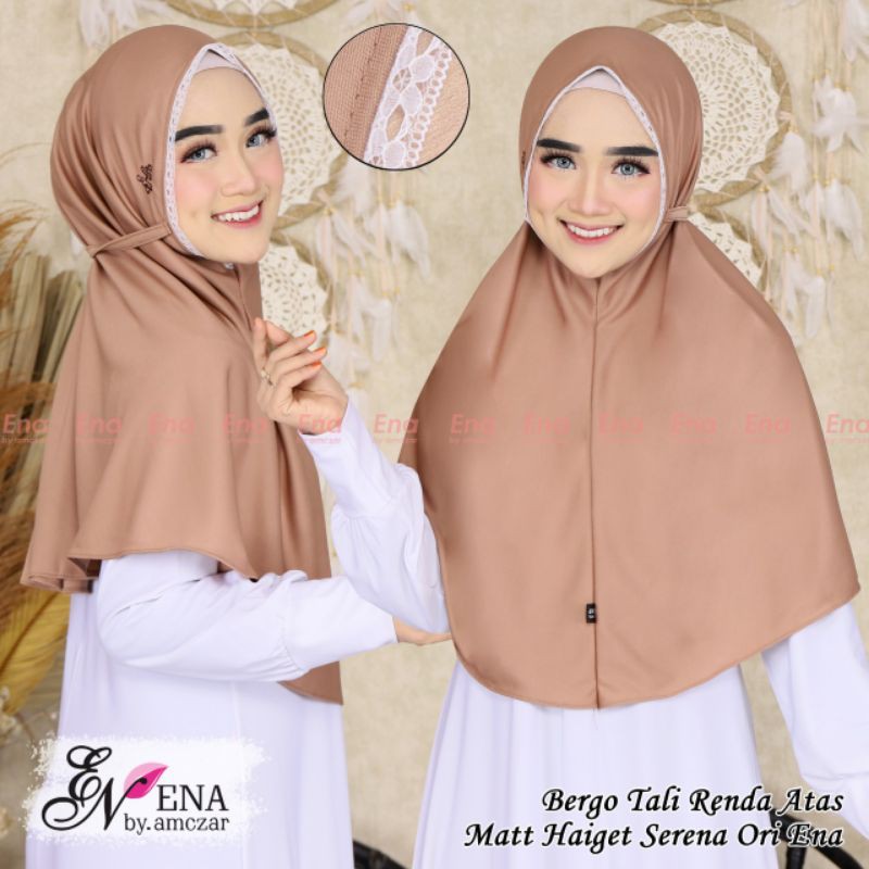 jilbab instan bergo ena renda tali by ENA hijab