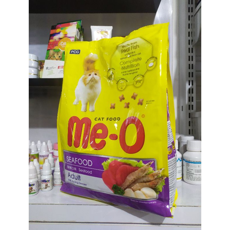 Meo Seafood Adult 1,2kg Freshpack / Makanan Kucing Dewasa Me-o