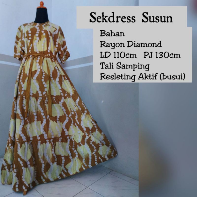 Sekdress / Daster Twill susun