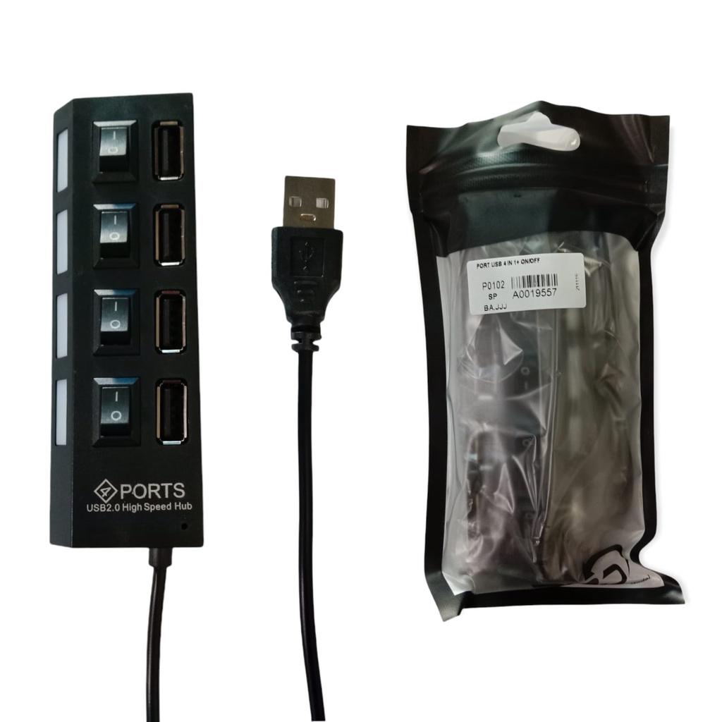 PORT USB 4 IN 1 ON OFF ADAPTOR COLOKAN USB 40CM