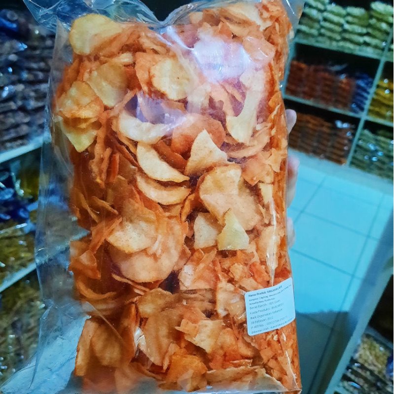 Jual Keripik Singkong Keju Manis 415 Gram Kiloan Murah Renyah Khas