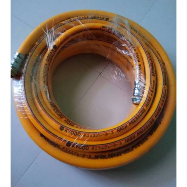 Selang mesin steam Kyodo 10 Meter - Selang kuning Jet cleaner Kyodo