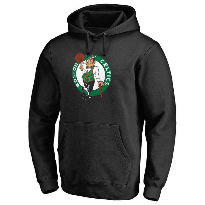 Hoodie/Sweater.NBA Logo Team.BOSTON CELTICS.Primary Logo.Black