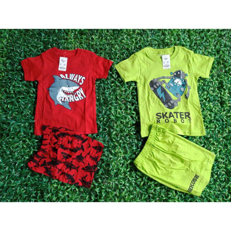 setelan kaos anak premium