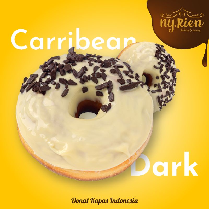 

Donat Butter Premium Surabaya 1 Box isi 6 pcs / Carribean Dark