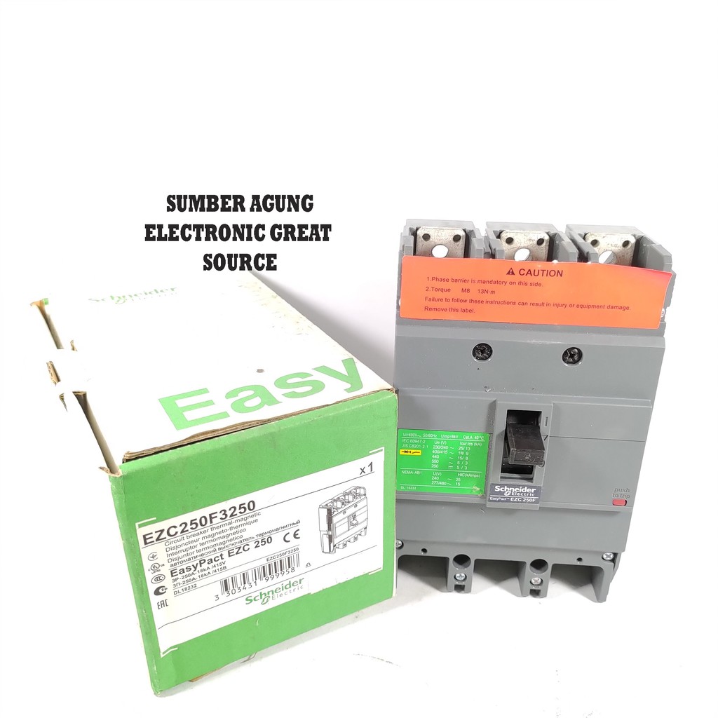 Schneider EZC250F3250 EZC 250F 250A 3P Breaker Easy Pact Original Ori