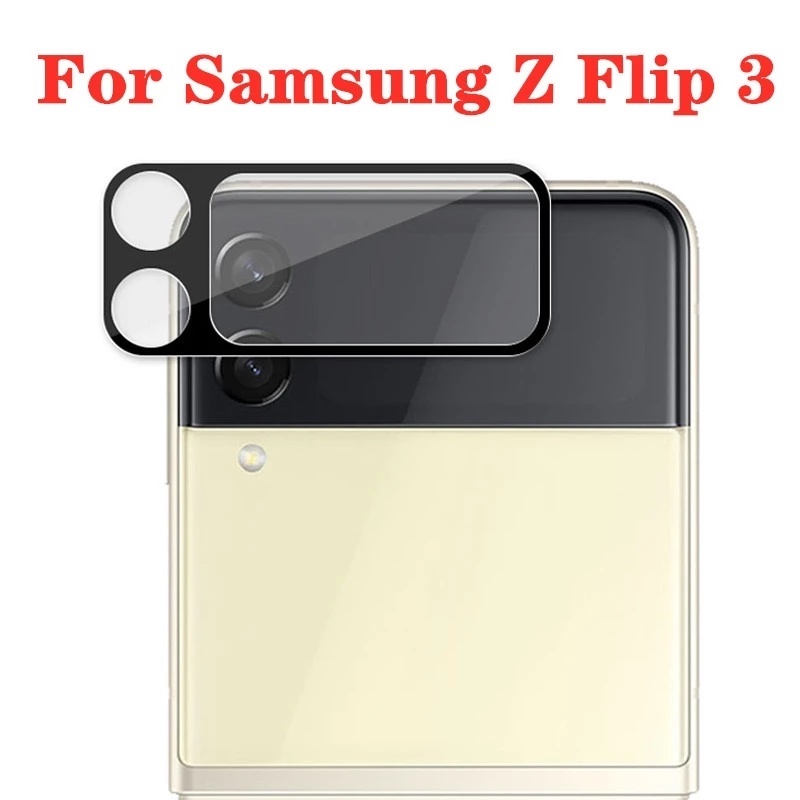 1pc Tempered Glass Pelindung Lensa Kamera Belakang for Samsung Galaxy Z Flip3