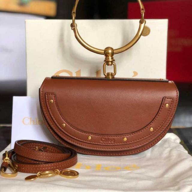 Chloe Mini Leather Nile Bracelet Bag