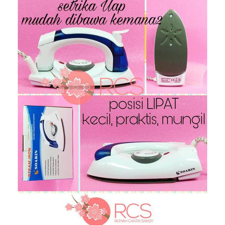 SOARIN Setrika Baju Uap Soarin STRIKA LIPAT MINI / Portable