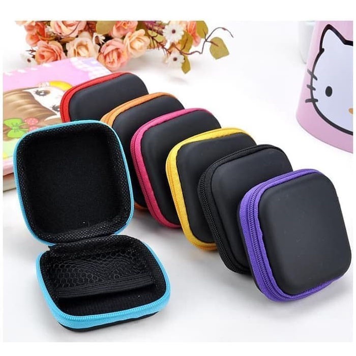 Tempat Penyimpanan Kotak Handsfree Charger Dompet Case Travel Organizer