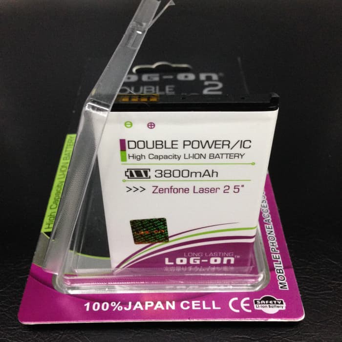 [termurah] Baterai Asus Zenfone 2 Laser 5inch Double Power Log On 3800Mah