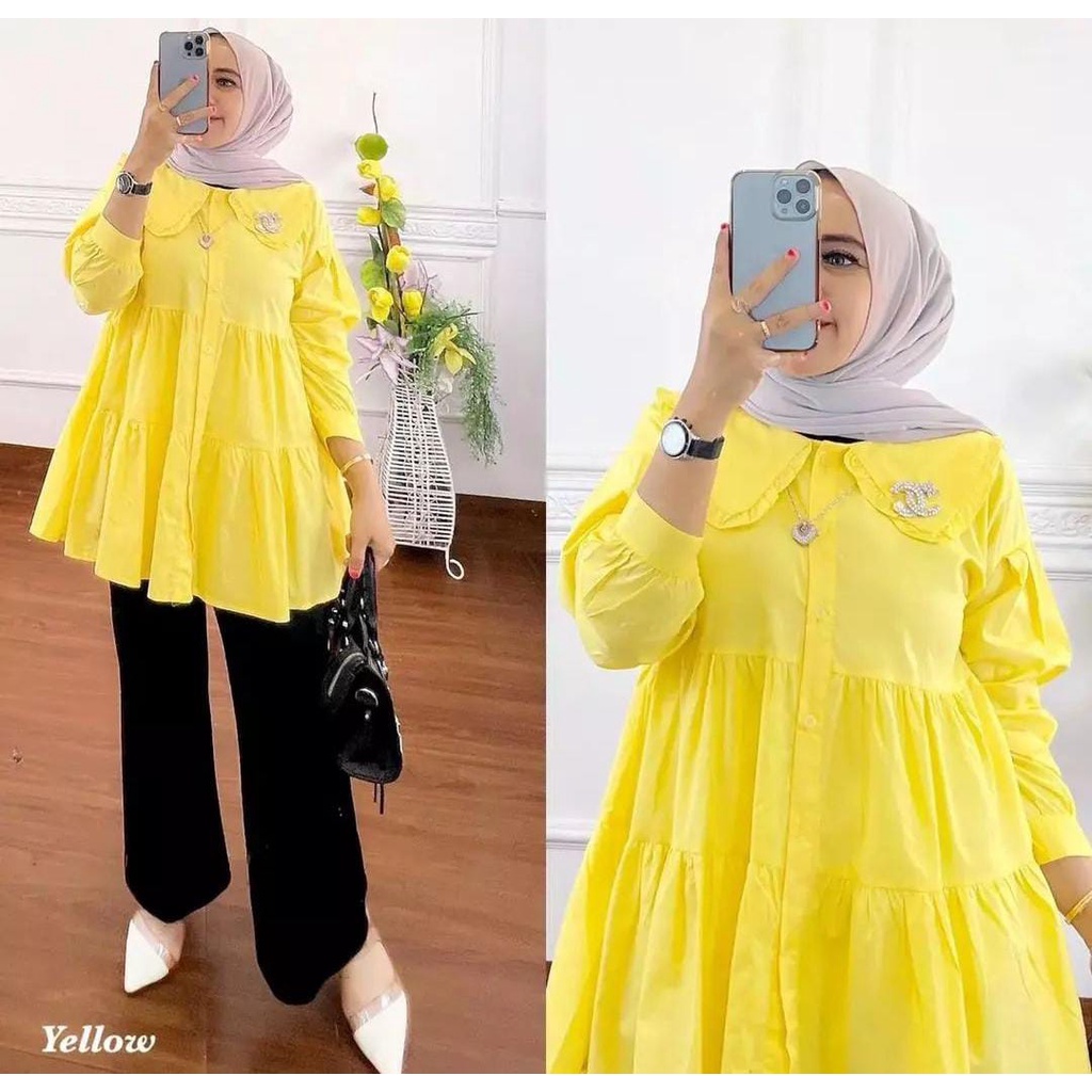 Mora blouse / Mora Blouse Rayon / Atasan Wanita / Atasan Rayon / Atasan Murah / mora tunik/ imah mom