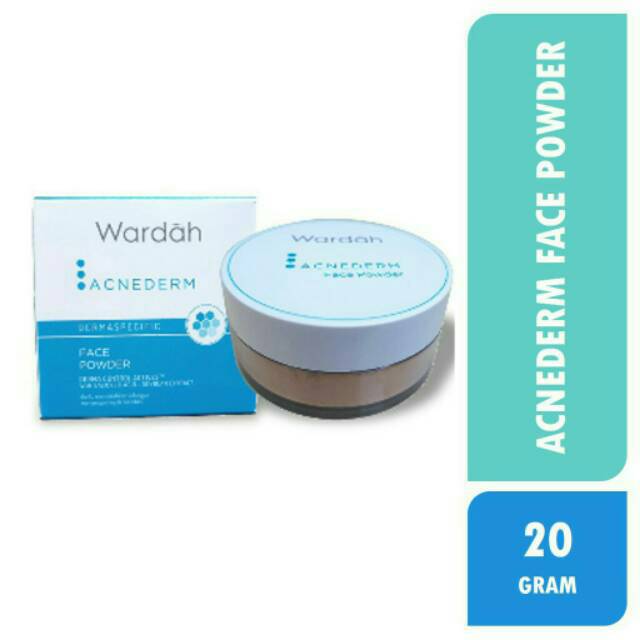 Wardah Acne Face Powder / Acnederm Face Powder | Shopee Indonesia