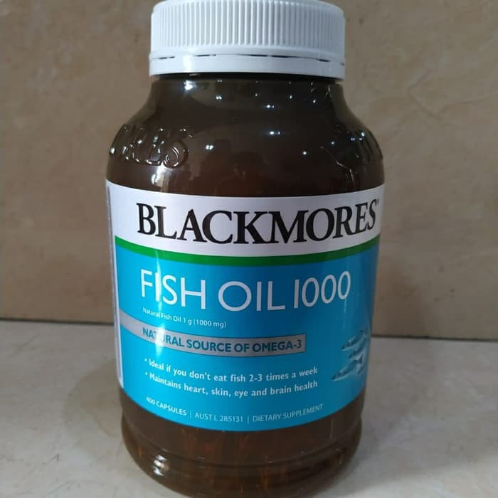 BLACKMORES FISH OIL 1000 OMEGA 3 400 KAPSUL omg