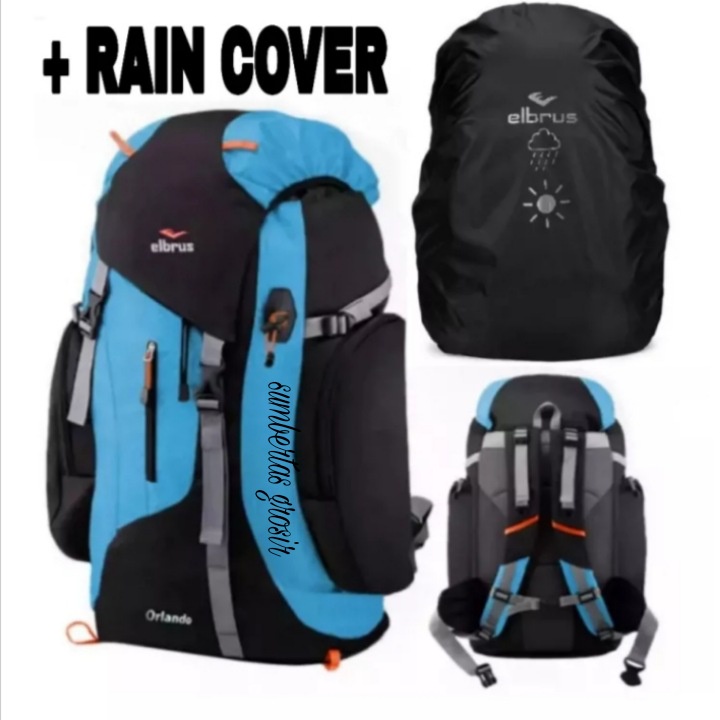 Elbrus Orlando 65L Tas Gunung Outdoor Hiking Travel Climbing Backpack Tas Ransel Freeknight Camping