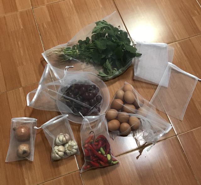 Reusable Mesh Produce Bag White