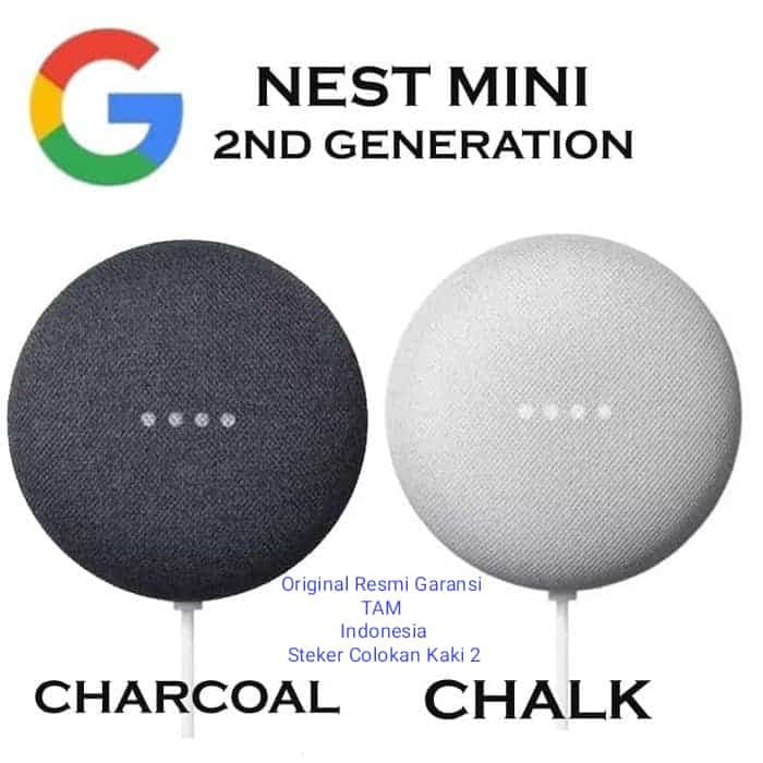 Google Nest Mini 2 TAM Gen 2 Smart Home Speaker 2nd Gen Garansi Resmi Original