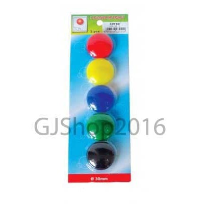 

Magnet Papan Tulis Whiteboard Kulkas 3cm Isi 5 Joyko MN-30-5