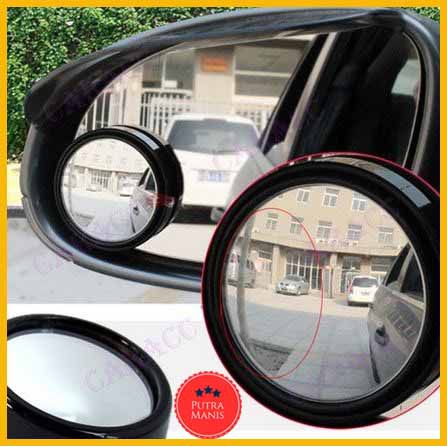 Cermin Kaca Spion Kecil cebung Mini Cembung Mobil Angle Blind Spot Car Mirrors mirror miror cebung