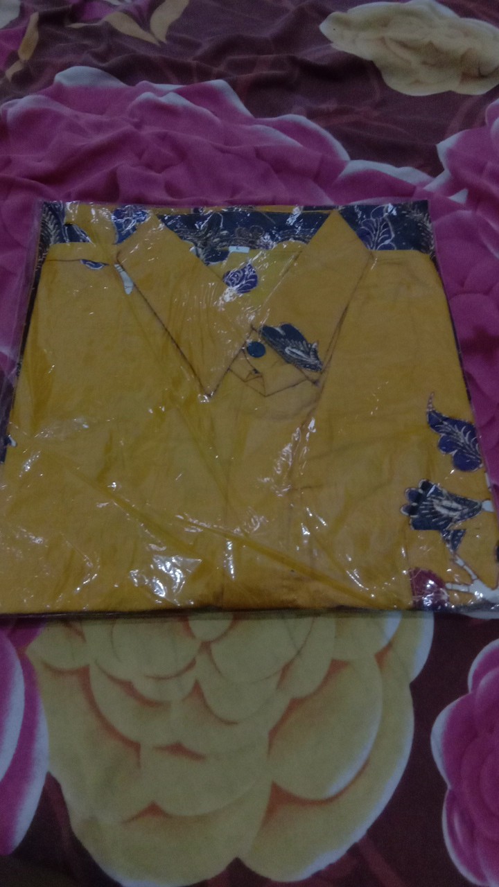 Kemeja Batik Pria Lengan Panjang Regular Size M.l.xl.xxl