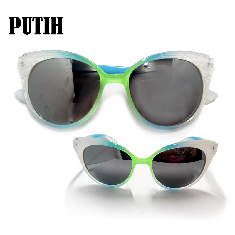 Kacamata anak anak kacamata hitam anak fashion perempuan laki laki kaca mata kids sunglasses unisex black lensa miror