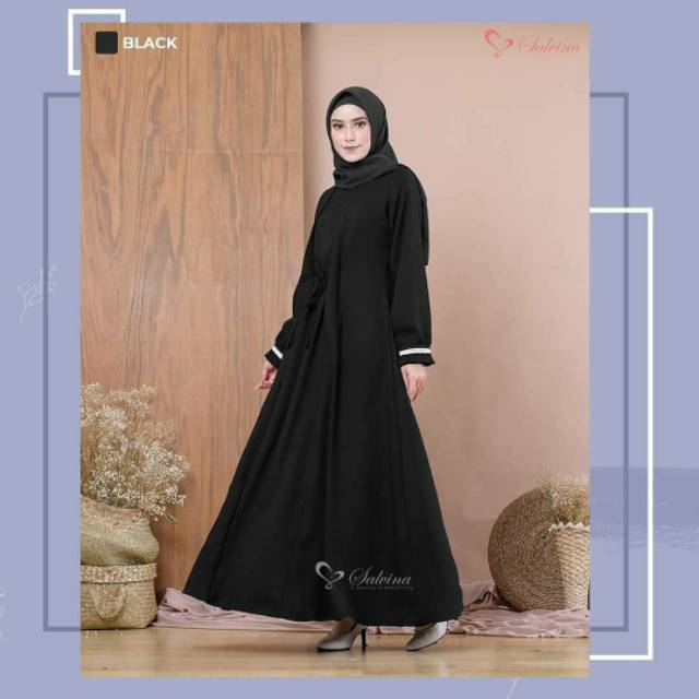 Dress zyva /Gamis zyva /pakaian muslim zyva by salvina (dress only)