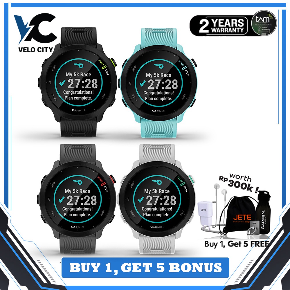 Garmin Forerunner 55 Fr 55 - Garansi TAM 2 Tahun
