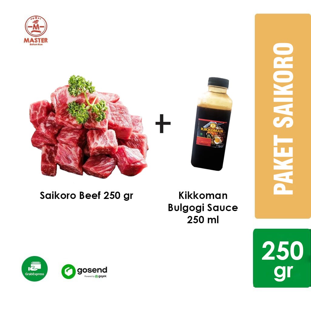 

Paket Beef Saikoro Meltique 250gr + Kikkoman Bulgogi 250gr [KHUSUS INSTANT]